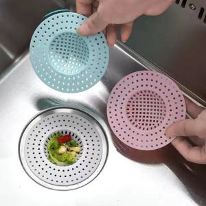 1PCS 주방 싱크 필터 메쉬 배수구 트랩 폐기물 스크린 바닥 배수구 주방 욕실 액세서리에 대한 스트레이너 헤어 캐처