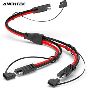 Anchtek 10AWG 1 ~ 2 SAE - SAE 연장 케이블 SAE DC 전원 자동차 어댑터 케이블 태양 전지 패널 배터리 충전기 용 SAE 플러그