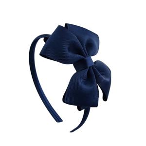 1 조각 리본 수제 머리 활 아기 소녀를위한 Hairbands 20 색상 귀여운 Bowknot 솔리드 머리띠 모자를 쓰고 있죠 아기 헤어 액세서리
