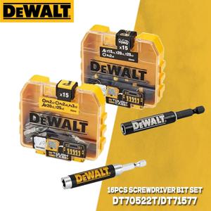 DEWALT DT71511 DT70522 자기 드라이버 보관 세트 16개 세트 25mm 전동 공구 액세서리가 포함된 드라이버 드릴 비트