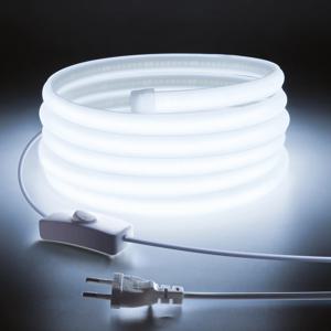 110V 220V Cob LED 스트립 빛 슈퍼 밝은 방수 EU 미국 전원 공급 장치 스위치 288 LED/m 따뜻한/중립/흰색 야외 장식