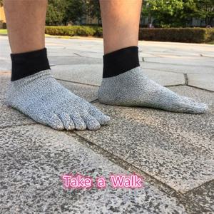 1 쌍 5 발가락 고품질 편안한 컷 방지 양말 미끄럼 방지 강 트레킹 스타킹 하이킹 러닝 등산 양말