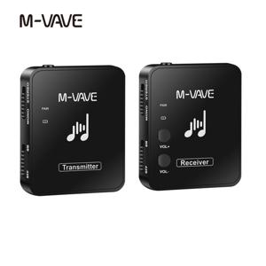 M-vave WP-10 2.4G 무선 시스템 이어폰 모니터 전송 시스템 충전식 송신기 수신기 모노 녹음 기능