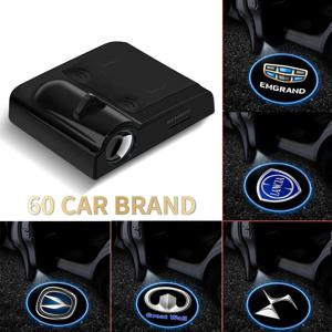LED 자동차 문 환영 라이트 자동차 로고 프로젝터 조명 ​​메르세데스 벤츠 BMW Lexus KIA Honda Toyota Chevrolet Audi Volkswagen Jeep