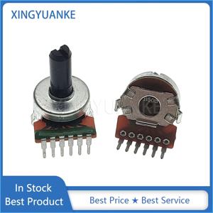 2PCS 161 유형 B503 듀얼 B50K 스피커 증폭기 볼륨 전위차계 10K 20K 100K 6 핀 하프 샤프트 길이 15MM