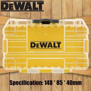 DEWALT 오리지널 미디엄 터프 케이스, TSTAK 옐로우 쉘, 미니 도구 액세서리 보관함, 148x85x40mm