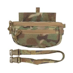 전술 행거 파우치 컴팩트 복부 Dangler 팩 퀵 릴리스 숄더 백은 사냥 조끼 플레이트 캐리어 Airsoft를 통합합니다.