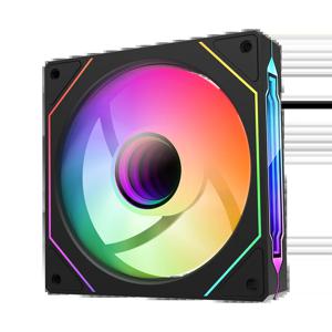 프리즘 4 프로 ARGB 선풍기 PC 컴퓨터 케이스 선풍기, 4 핀 PWM CPU 냉각 팬, 120mm RGB 3 핀 5v