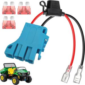 12 AWG 와이어 하네스 40A 커넥터 Peg-Perego 12 볼트 배터리 라이드와 호환 가능 어린이 승마 장난감