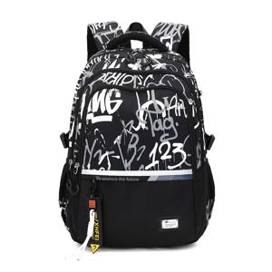 십대 소년을위한 학교 가방 고등 중학생 Schoolbag 야외 여행 노트북 배낭 큰 학생 Bookbag mochila