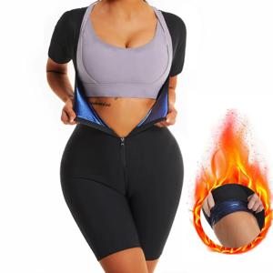 Fajas Shapewear 고압축 바디수트 거들 사우나 스웨트 슈트 폴리머 일상 및 수술 후 사용 슬리밍 외장