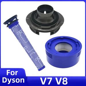 모터 후면 커버 헤파 포스트 필터, 다이슨 V7 V8 트리거 동물 진공 청소기 모터 후면 커버, 전면 필터 교체 부품