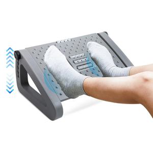 직장 책상 아래 발 받침대, 조절 가능한 높이 발 받침대 가정용, 사무실용 휴대용 책상 발판 아래