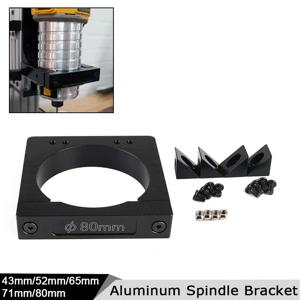 Openbuilds 라우터 스핀들 마운트 키트 CNC 라우터 용 52mm 65mm 71mm 80mm 직경 CNC C-BEAM 조각 밀링 머신 DIY 부품