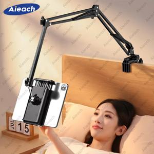 침대용 태블릿 거치대, 90cm 금속 암, 아이패드 스탠드, 태블릿 브래킷, 360 ° 회전 침대 휴대폰 마운트, 4.5 ~ 12.9 인치 휴대폰 태블릿