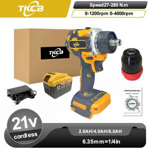 TKCB 25+1 무선 충전 전기 스크루 드라이버 Makita 18v 배터리 전동 공구 용 휴대용 브러시리스 미니 스크루 드라이버 도구 세트