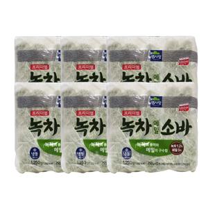 면사랑 프리미엄 녹차메밀소바(250g X 5개입) 1.25kg 6개