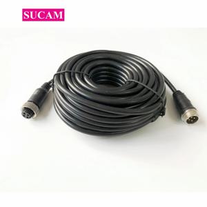 트럭 버스 모니터 카메라 연결용 4핀 커넥터가 있는 3M/5M/10M/20M/30M 구리 항공 헤드 연장 케이블