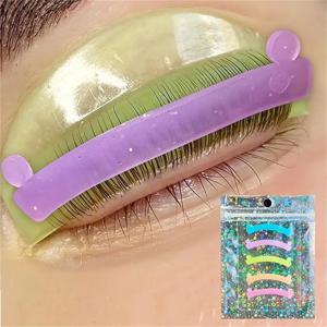 Libeauty 5 색 실리콘 속눈썹 막대 리본 소프트 컬러 풀 한 래쉬 리프트 리본 파마 다기능 속눈썹 리프팅 메이크업 도구