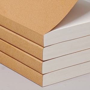 A5/B5 노트북 Thicken 100 및 200 매/책, 크래프트 DIY 커버, 빈 저널, 초안 도서, 사무실 학습 문구 CS-076
