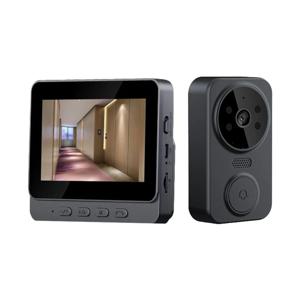 4.3인치 IPS 스크린 2.4G 무선 비주얼 인터콤 초인종(스크린 포함) 스마트 고화질 비디오 모니터링 양방향 인터콤