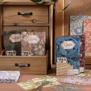 저널 이동 60pcs 콜라주 정크 저널링 공예 선물 DIY 미적 재료 종이에 대 한 빈티지 꽃 Scrapbooking 장식 논문