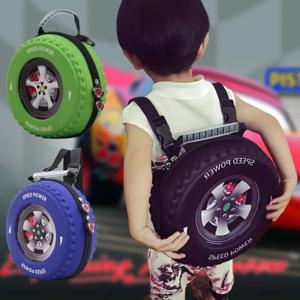 다채로운 타이어 모양의 어린이 Schoolbag EVA 3D 만화 바퀴 유치원 어깨 가방 부하 감소 아이 배낭