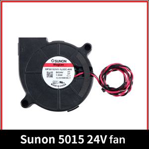 Sunon 3D 프린터 송풍기 팬 5015 24V 0.41A 이중 베어링 팬 원심 DC 냉각 터보 팬 5015S Voron Stealthburner 용