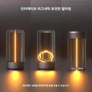 휴대용 양자 와이어 주변 자기 조명 Type-C 충전, 눈 보호 기능, 침실, 공부, 캠핑, 크리스마스 선물