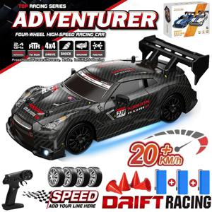 4WD 원격 제어 경쟁 자동차 RC 드리프트 레이싱 1:24 고속 4X4 경주 차량 AE86 모델 장난감 성인 소년 어린이 선물