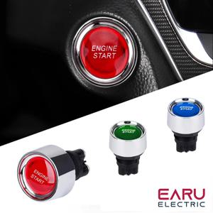 1PC 자동차 엔진 시작 점화 스위치 12V 50A 3 핀 SPST 순간 열쇠가없는 푸시 버튼 스타터 스위치 ON OFF 자동차 해양 RV