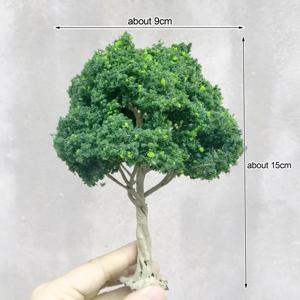 10-28cm 고급 N/HO/G 스케일 녹색 모델 트리 와이어 트렁크 시뮬레이션 트리 군사 산 풍경 기차 철도 레이아웃