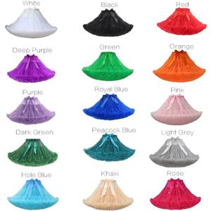 로리타 페티코트 여자 무료 짧은 할로윈 크리 놀린 미니 볼 가운 언더 셔츠 로커 빌리 Tulle Stock 투투 스커트 코스프레 파티