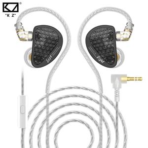 KZ AS16 프로 인이어 이어폰, 16BA 밸런스드 아마추어 하이파이 베이스 모니터 헤드폰, 노이즈 캔슬링 이어버드, 스포츠 헤드셋