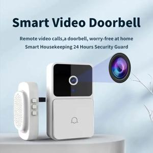 WIFI 비디오 초인종 카메라 무선 야간 투시경 스마트 홈 보안 HD 도어 벨 양방향 인터콤 음성 변경 가정용