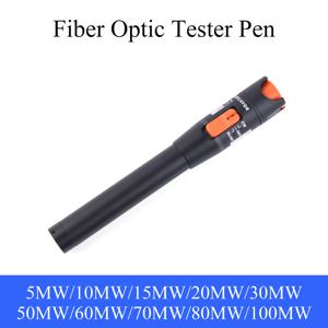 1PCS 광섬유 테스터 도구 키트 5/10/15/20/30/50/60/70/80/100MW FTTH 광학 펜 SC/FC/ST 조정 가능한 빨간색 레이저 파워 미터