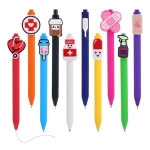10 PC 간호사 펜 |   재미있는 최고의 귀여운 간호사 펜 세트 직장, 간호, ICU용 액세서리; 선물, 필수품, 간호사 위가 있어야 합니다.