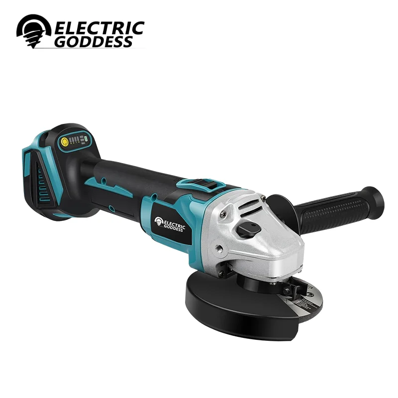 100/125mm 8500RPM 무선 블루 앵글 그라인더 폴리싱 머신 리튬 배터리 드라이브 적합한 18V Makita 배터리