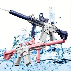 M416 물총 전기 권총 슈팅 장난감 전체 자동 여름 촬영 해변 야외 재미 장난감 어린이 소년 소녀 성인 선물
