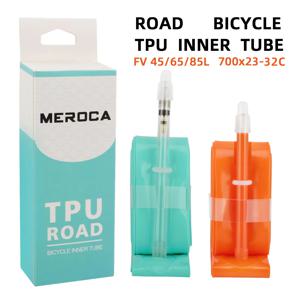 MEROCA 로드 바이크 TPU 이너 튜브, 초경량 로드 바이크 이너 튜브, 700x 23-32C, FV 45L, 65L, 80L