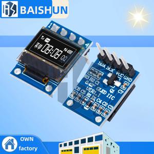 아두이노용 백색 OLED 디스플레이 LCD 모듈, 72x40 직렬 화면, 백색 색상 I2C IIC/SPI 인터페이스, SSD1315, 72x40, 0.42 인치, 0.42 인치