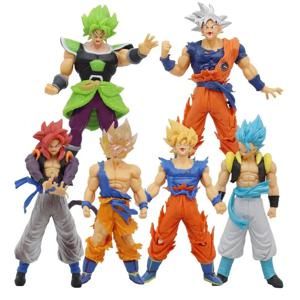 18 cm 손오공 슈퍼 사이어인 피규어 애니메이션 드래곤 볼 Goku DBZ 액션 피규어 장난감 모델 선물 어린이를위한 Collectible Figurines