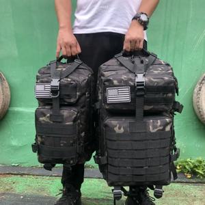 25L/50L 1000D 나일론 방수 트레킹 낚시 사냥 가방 배낭 야외 배낭 전술 스포츠 캠핑 하이킹