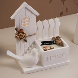 홈 하우스 울타리 화분 실리콘 몰드 DIY 시멘트 석고 에폭시 수지 붓는 장식품 금형 홈 원예 공예 장식