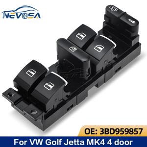 NEVOSA 윈도우 컨트롤 스위치, VW 1999 2000-2004 GTI 골프 4 제타 MK4 보라 비틀 파사트 B5 B5.5 용, 단추 3BD 959 857 3BD959857