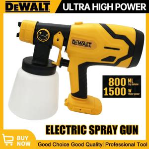 Dewalt 800ML 무선 전기 스프레이 건 휴대용 페인트 분무기 Dewalt 배터리 용 고전력 자동 가구 코팅 에어 브러시