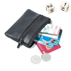 남성 여성 카드 동전 키 소프트 홀더 지퍼 가죽 지갑 파우치 가방 지갑 선물 새로운 패션 블랙 미니 동전 홀더