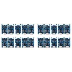 N11R- 20Pcs 5V 1A 18650 리튬 배터리 충전 보드 TP4056 리튬 배터리 충전 보드 마이크로 USB 충전 모듈 보호
