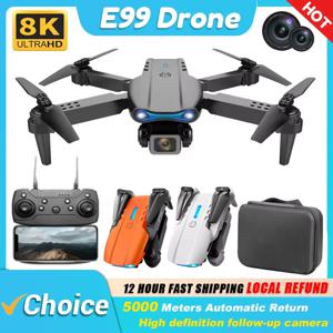 KBDFA E99Pro 드론 HD 전문 4k 드론 듀얼 카메라 WIFI fpv 항공기 Quadcopte 장애물 회피 항공 사진 드론