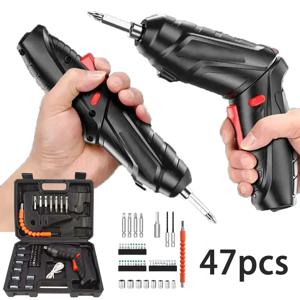 3.6V 스크루 드라이버 키트 충전식 리튬 배터리 무선 전기 스크루 드라이버 드릴 키트 접이식 가정용 전동 공구